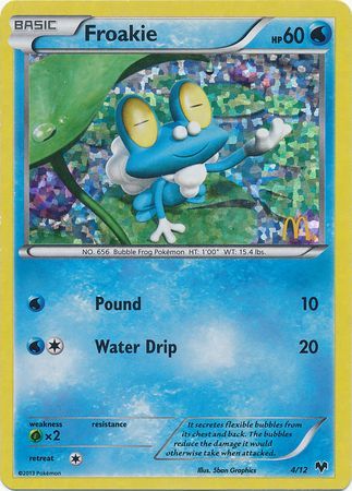 Froakie (4/12) [McDonald's Promos: 2014 Collection] | Total Play