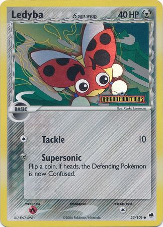 Ledyba (53/101) (Delta Species) (Stamped) [EX: Dragon Frontiers] | Total Play