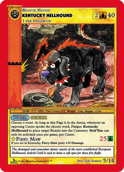Kentucky Hellhound [Cryptid Nation: First Edition Gaasyendietha Deck] | Total Play