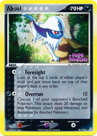 Absol (18/110) (Stamped) [EX: Holon Phantoms] | Total Play