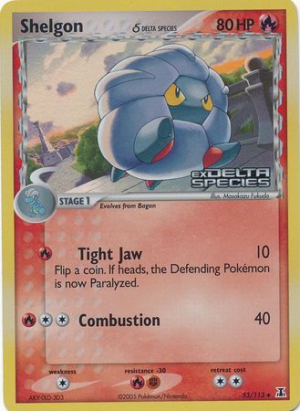 Shelgon (53/113) (Delta Species) (Stamped) [EX: Delta Species] | Total Play