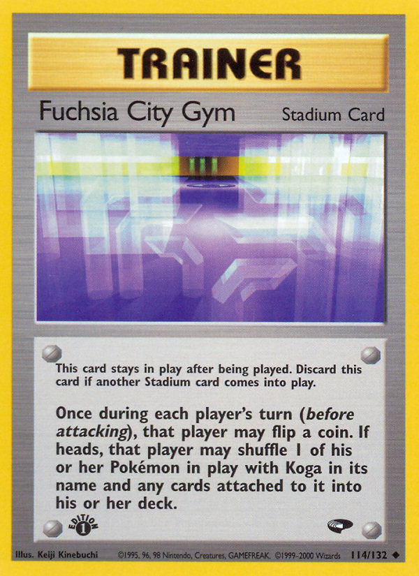 Fuchsia City Gym (114/132) [Gym Challenge 1st Edition] | Total Play