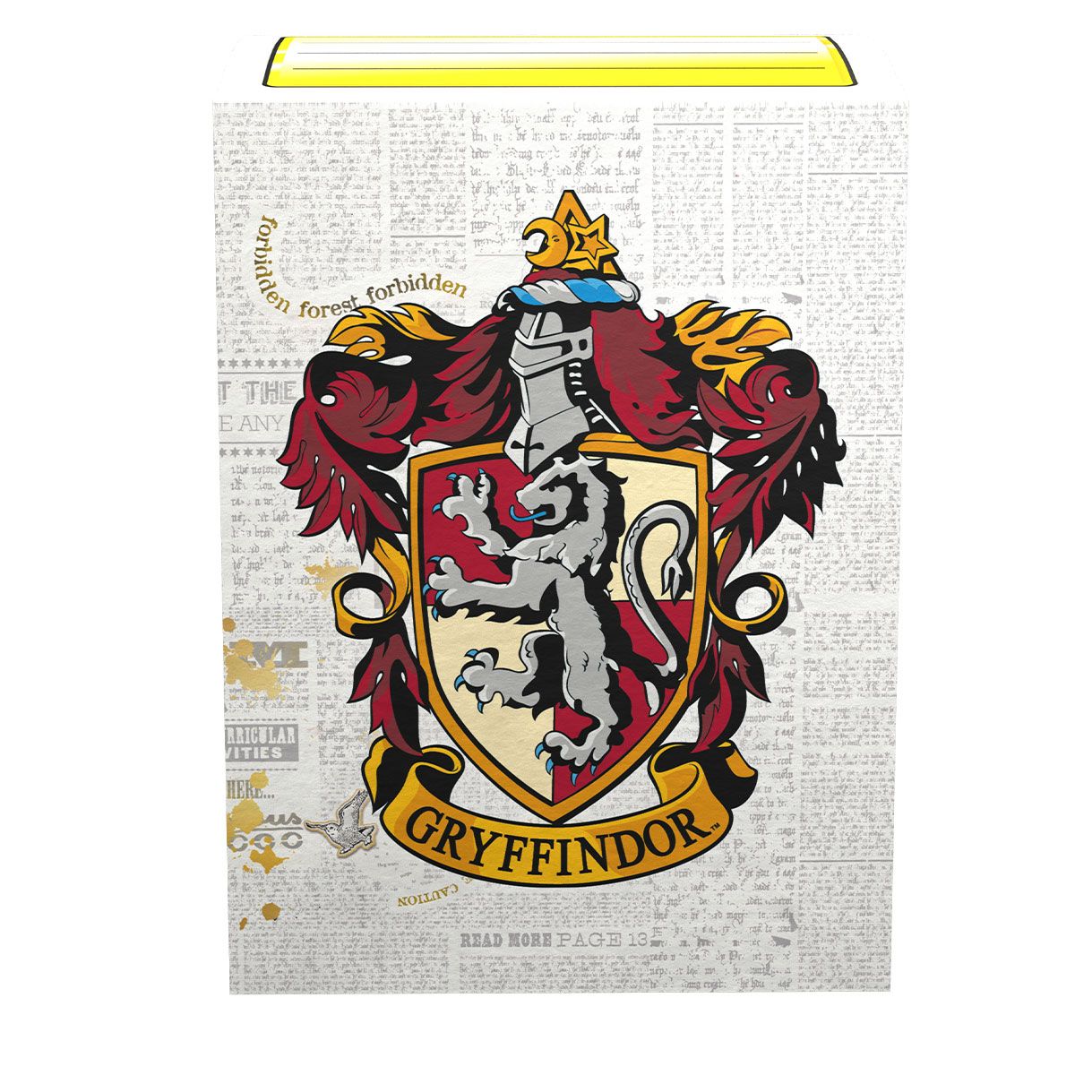 Dragon Shield: Standard 100ct Art Sleeves - Wizarding World (Gryffindor) | Total Play