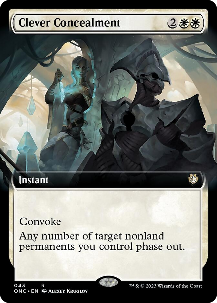 Clever Concealment (Extended Art) [Phyrexia: All Will Be One Commander] | Total Play