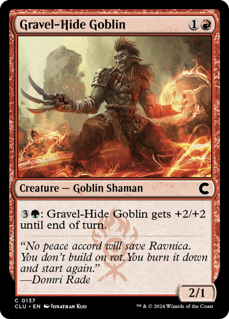 Gravel-Hide Goblin [Ravnica: Clue Edition] | Total Play