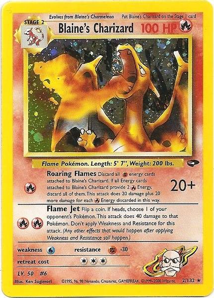 Blaine's Charizard (2/132) [Gym Challenge Unlimited] | Total Play