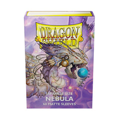 Dragon Shield: Japanese Size 60ct Sleeves - Nebula (Matte) | Total Play
