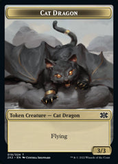 Cat Dragon // Eldrazi Scion Double-Sided Token [Double Masters 2022 Tokens] | Total Play