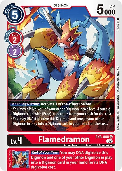 Flamedramon [EX3-008] [Revision Pack Cards] | Total Play