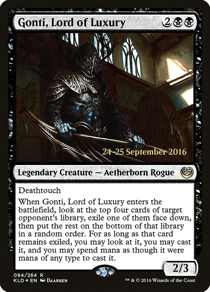 Gonti, Lord of Luxury [Kaladesh Prerelease Promos] | Total Play