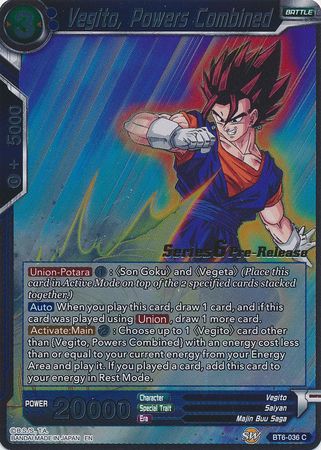 Vegito, Powers Combined (BT6-036_PR) [Destroyer Kings Prerelease Promos] | Total Play