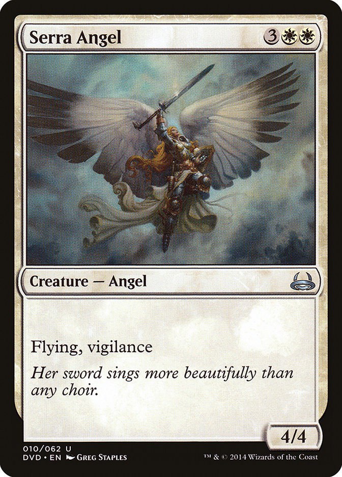 Serra Angel (Divine vs. Demonic) [Duel Decks Anthology] | Total Play