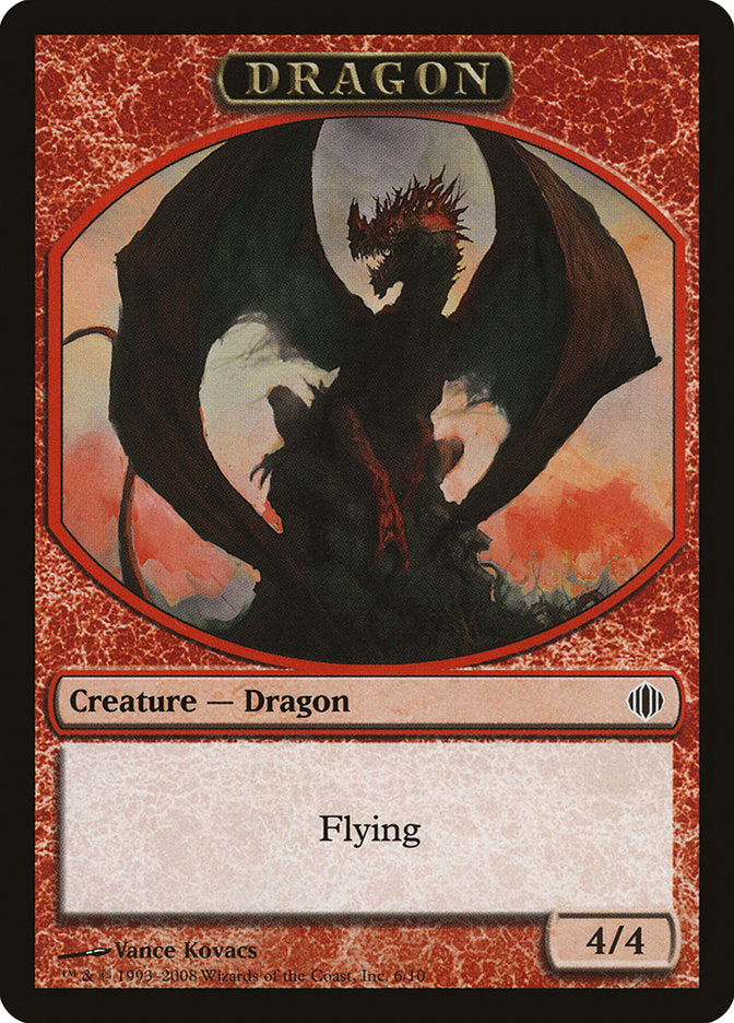 Dragon Token [Shards of Alara Tokens] | Total Play