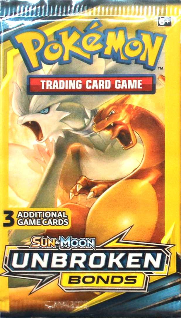 Sun & Moon: Unbroken Bonds - 3-Card Booster Pack | Total Play