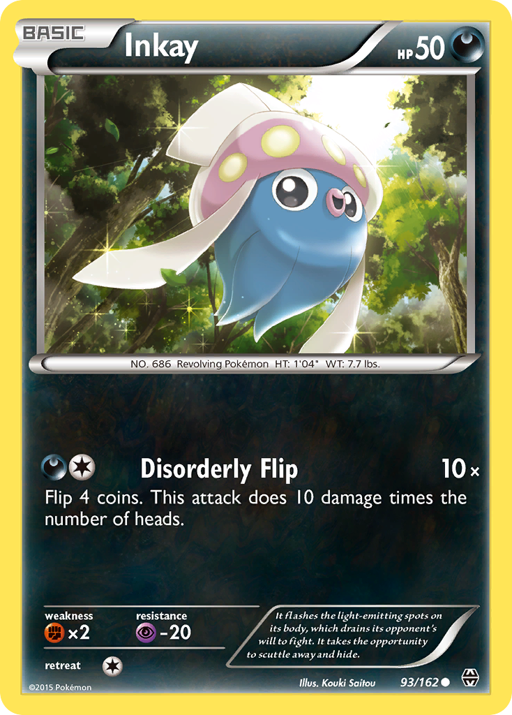 Inkay (93/162) [XY: BREAKthrough] | Total Play