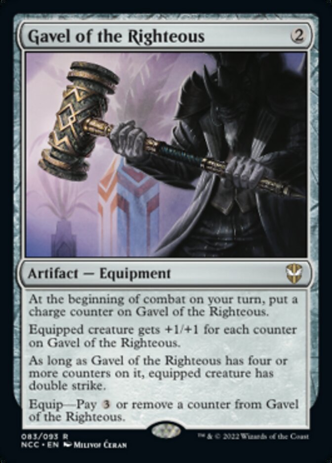 Gavel of the Righteous [Streets of New Capenna Commander] | Total Play