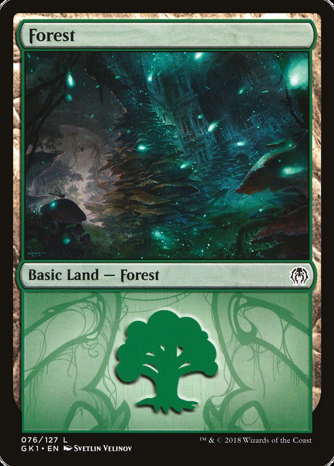 Forest (76) [Guilds of Ravnica Guild Kit] | Total Play