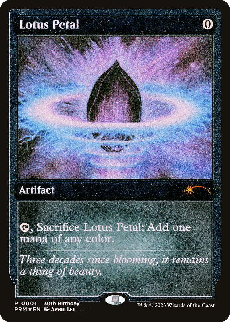 Lotus Petal (Foil Etched) [30th Anniversary Promos] | Total Play