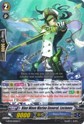 Blue Wave Marine General, Lucianos (G-BT09/094EN) [Divine Dragon Caper] | Total Play
