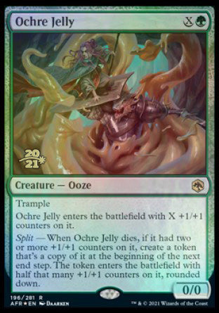 Ochre Jelly [Dungeons & Dragons: Adventures in the Forgotten Realms Prerelease Promos] | Total Play
