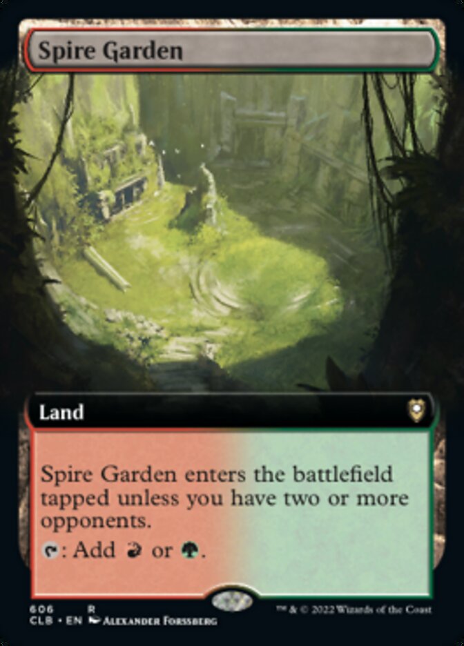 Spire Garden (Extended Art) [Commander Legends: Battle for Baldur's Gate] | Total Play