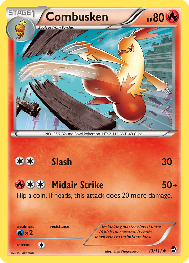 Combusken (13/111) [XY: Furious Fists] | Total Play