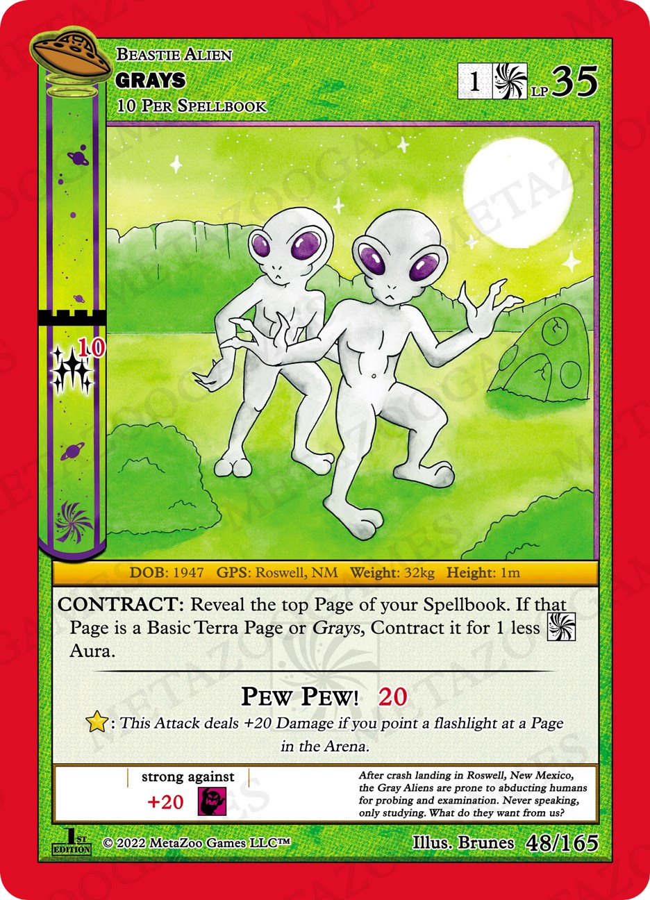 Grays [Cryptid Nation: UFO First Edition] | Total Play