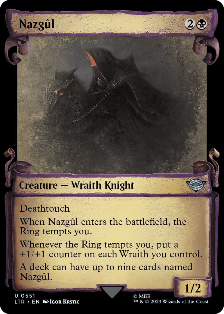 Nazgul (0551) [The Lord of the Rings: Tales of Middle-Earth Showcase Scrolls] | Total Play