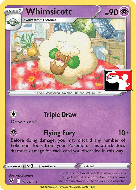 Whimsicott (076/185) [Prize Pack Series One] | Total Play