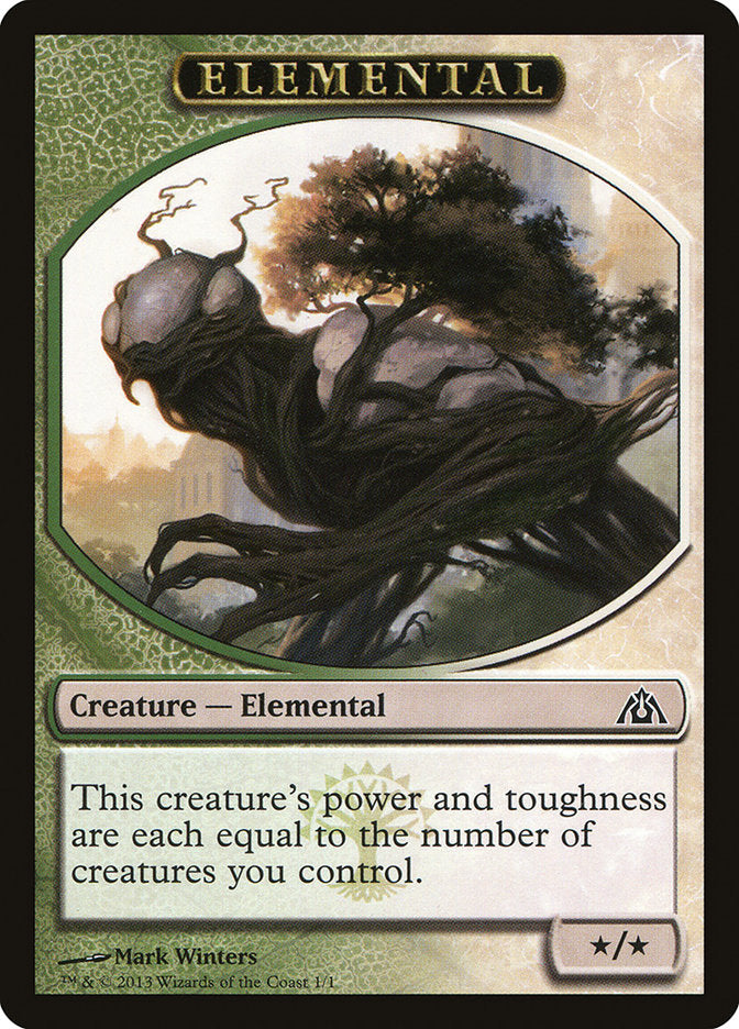 Elemental Token [Dragon's Maze Tokens] | Total Play