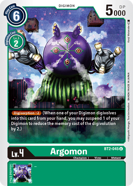 Argomon [BT2-045] [Release Special Booster Ver.1.5] | Total Play
