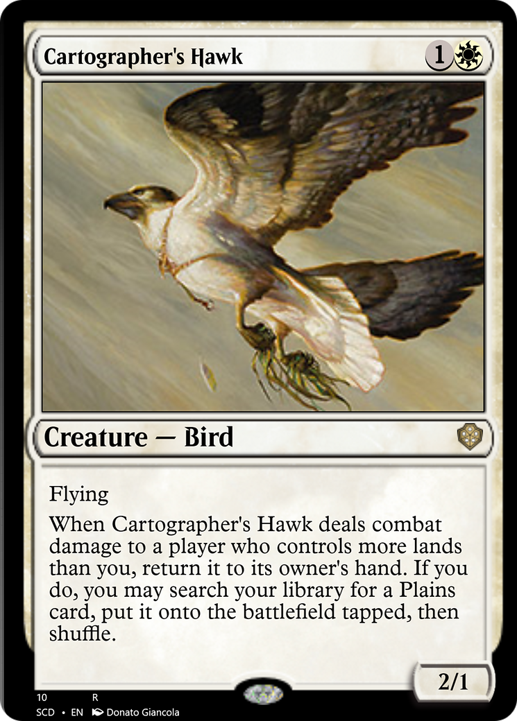 Cartographer's Hawk [Starter Commander Decks] | Total Play