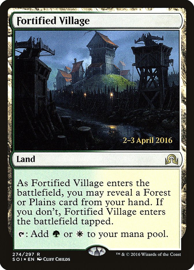Fortified Village [Shadows over Innistrad Prerelease Promos] | Total Play