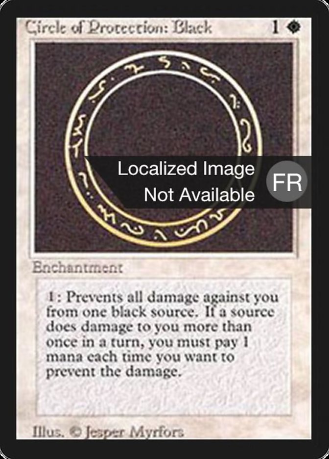 Circle of Protection: Black [Foreign Black Border] | Total Play