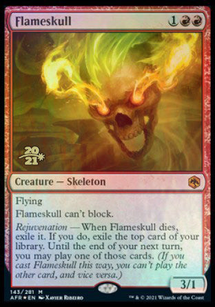 Flameskull [Dungeons & Dragons: Adventures in the Forgotten Realms Prerelease Promos] | Total Play