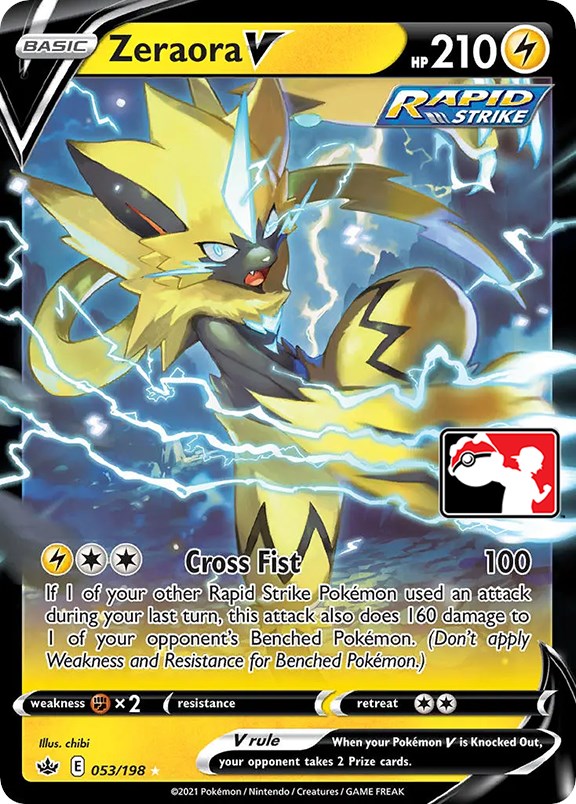 Zeraora V (053/198) [Prize Pack Series One] | Total Play