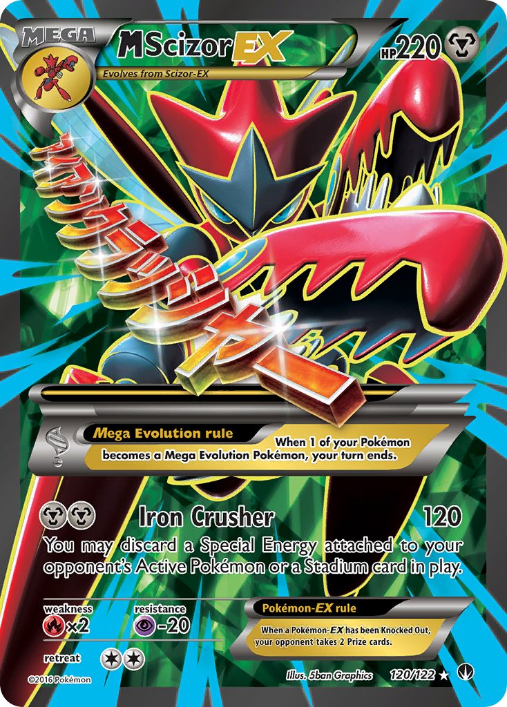 M Scizor EX (120/122) [XY: BREAKpoint] | Total Play