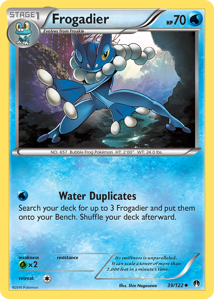 Frogadier (39/122) [XY: BREAKpoint] | Total Play