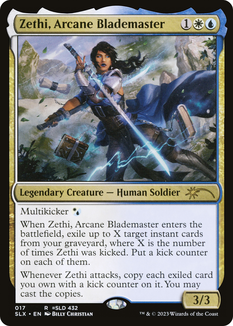 Zethi, Arcane Blademaster [Secret Lair: Universes Within] | Total Play
