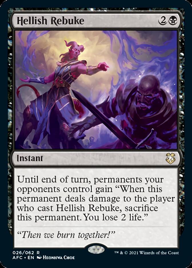 Hellish Rebuke [Dungeons & Dragons: Adventures in the Forgotten Realms Commander] | Total Play