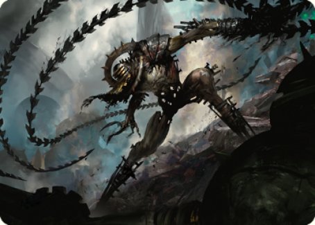 Razorlash Transmogrant Art Card [The Brothers' War Art Series] | Total Play