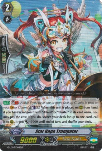 Star Hope Trumpeter (RRR) (G-LD03/008EN) [G-Legend Deck Vol.3: The Blaster] | Total Play