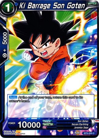 Ki Barrage Son Goten (BT5-033) [Miraculous Revival] | Total Play