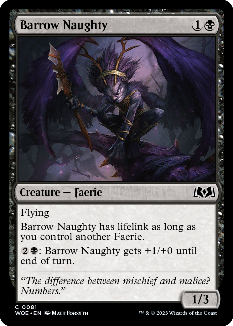 Barrow Naughty [Wilds of Eldraine] | Total Play