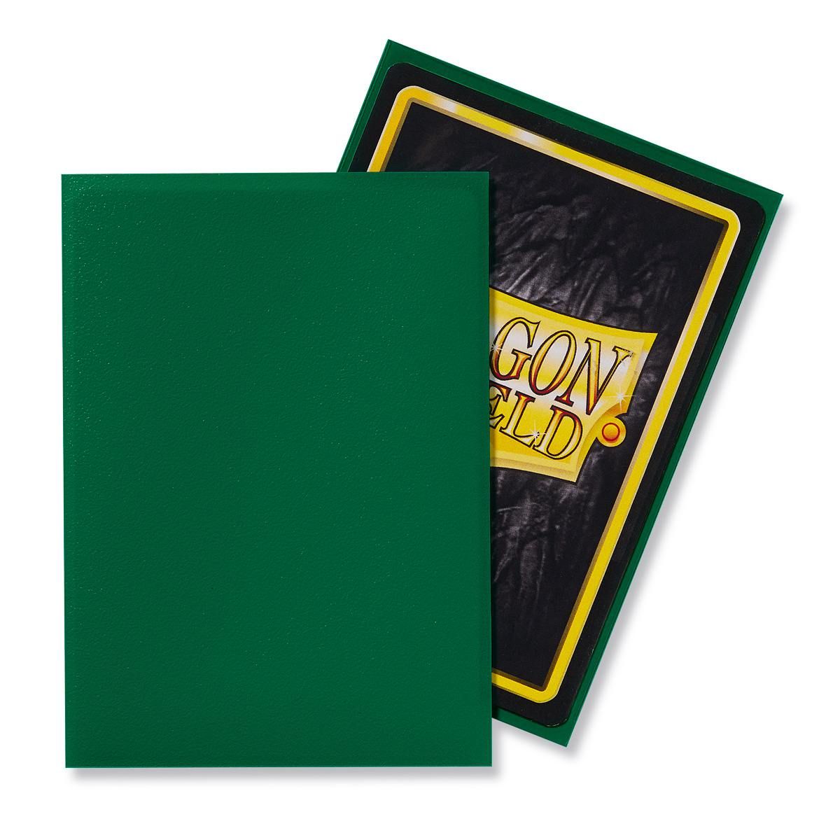 Dragon Shield: Standard 100ct Sleeves - Green (Matte) | Total Play