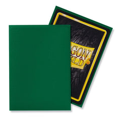Dragon Shield: Standard 100ct Sleeves - Green (Matte) | Total Play
