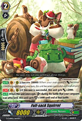 Full-sack Squirrel (G-CHB02/067EN) [We ARE!!! Trinity Dragon] | Total Play