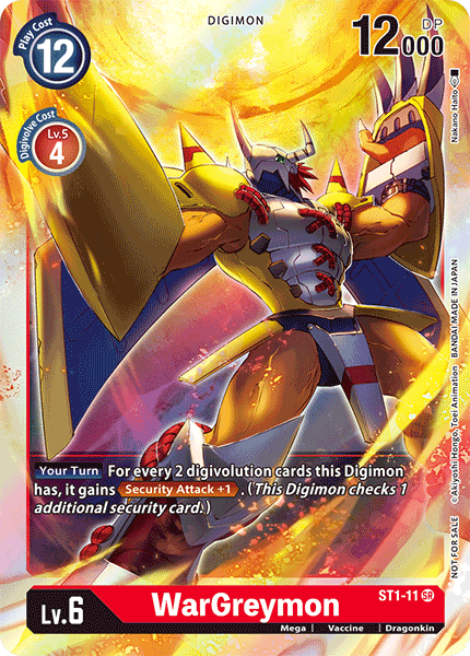 WarGreymon [ST1-11] (Event Pack) [Starter Deck: Gaia Red Promos] | Total Play