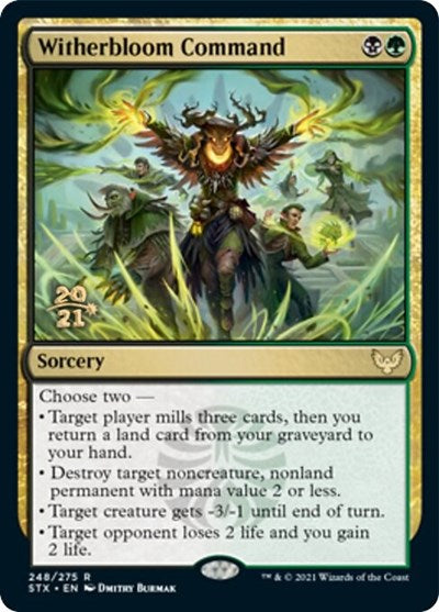 Witherbloom Command [Strixhaven: School of Mages Prerelease Promos] | Total Play