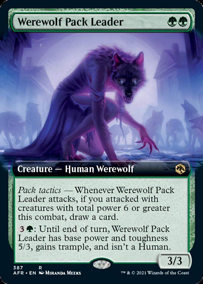 Werewolf Pack Leader (Extended Art) [Dungeons & Dragons: Adventures in the Forgotten Realms] | Total Play